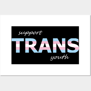 Support Trans Youth Posters and Art